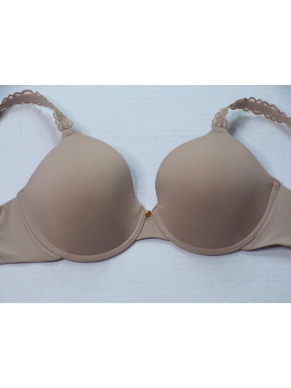 🆕 NATORI Pure Luxe Full UW T-Shirt Bra 34C Beige #732080 - Picture 9 of 11